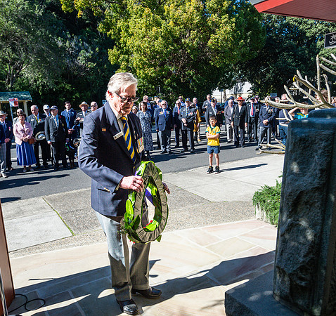 Mark Ferguson OAM President Palm Beach RSL Sub-Branch, and President Vietnam Veterans (Northern)